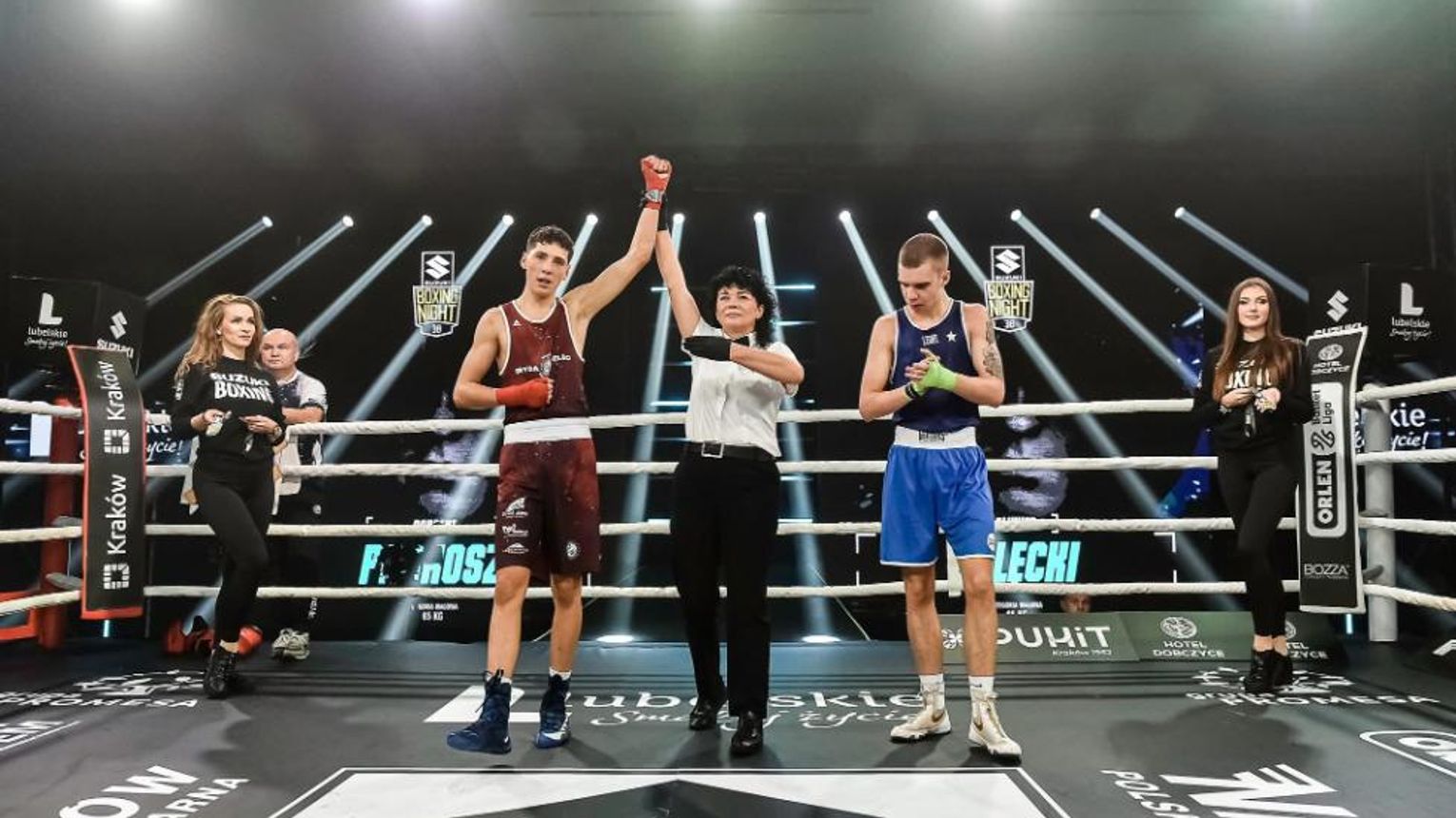 Zwycięstwo Norberta Parkosza na Gali Suzuki Boxing Night 38
