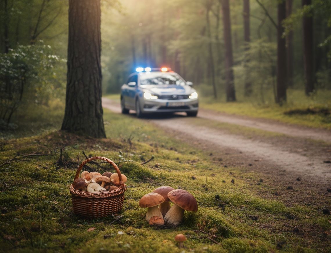 Apel policji. Bezpieczeństwo podczas zbierania grzybów.