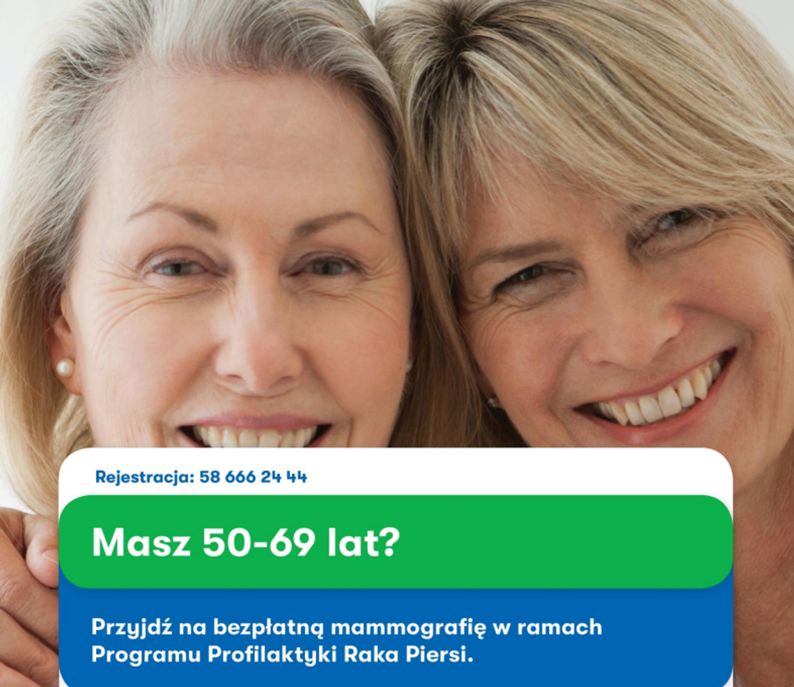 Bezpłatne badania mammograficzne w okolicach Mielca