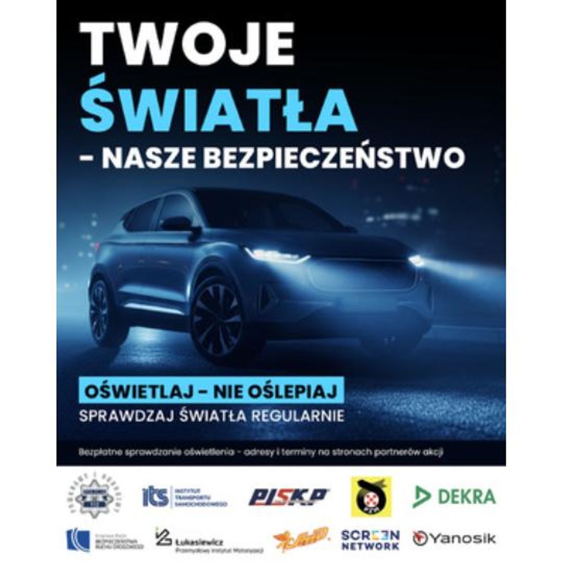 Bezpłatnie badanie świateł w Mielcu. Sprawdź gdzie