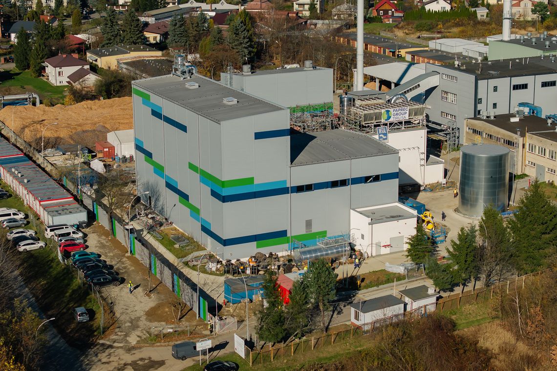 Budowa bloku energetycznego na finiszu. Spalarnia odpadów w Krośnie Budowa bloku energetycznego na finiszu. Spalarnia odpadów w Krośnie