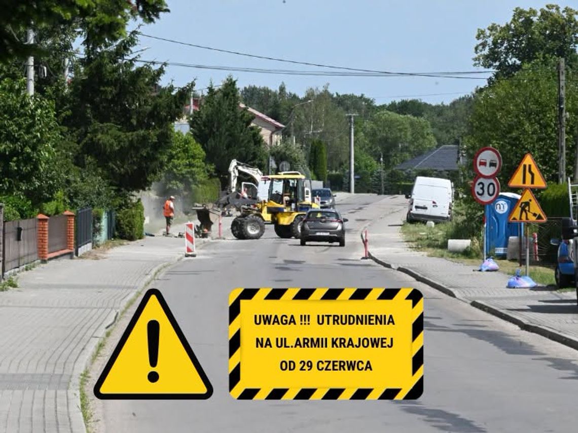 Czasowa zmiana organizacji ruchu w Radomyślu Wielkim