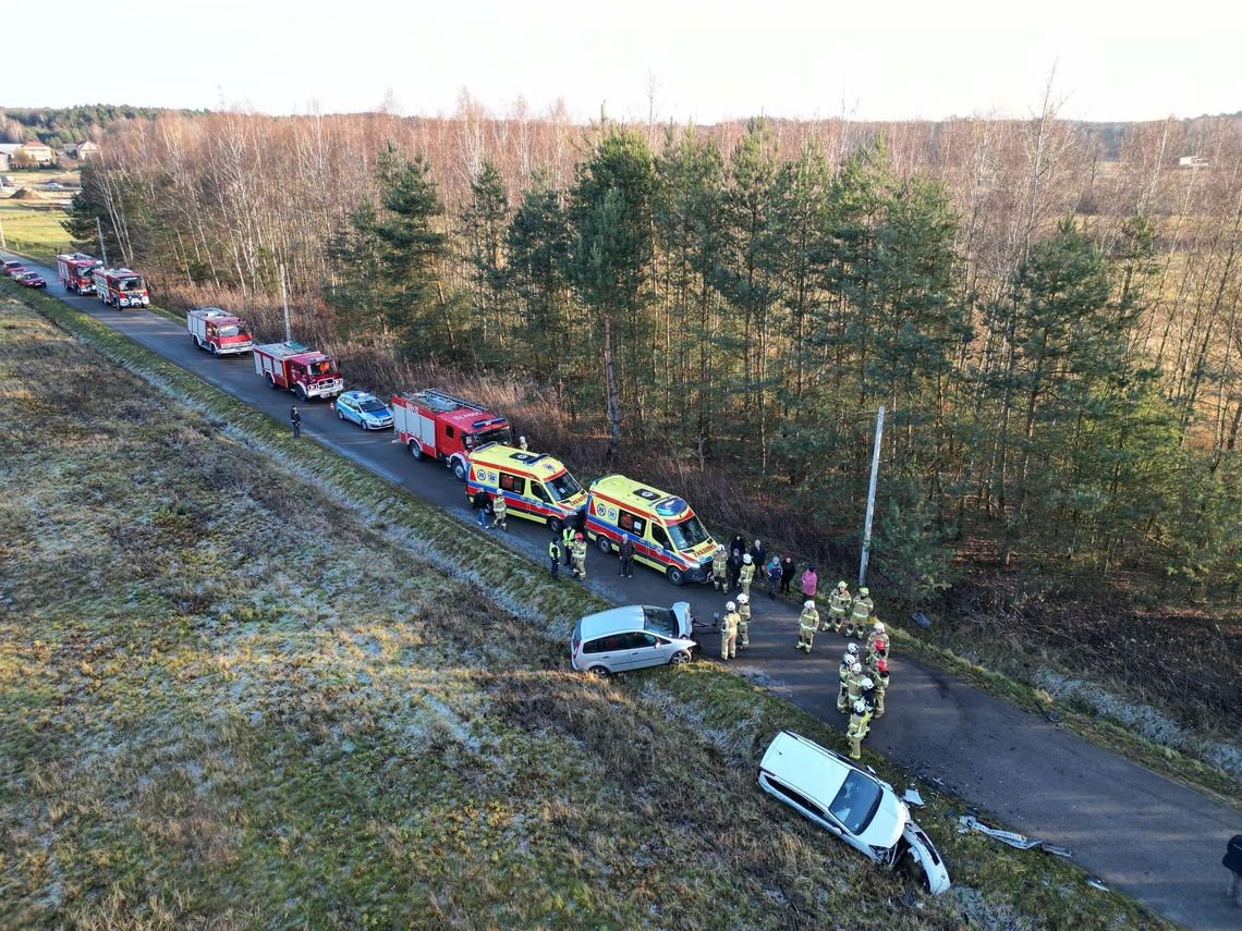 Cztery osoby poszkodowane w wypadku w Dulczy Wielkiej. Trafiły do szpitala w Tarnowie