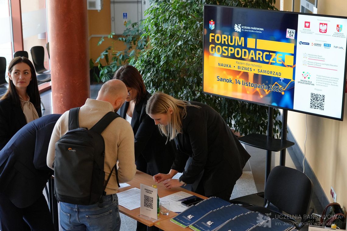 Forum Gospodarcze na uczelni w Sanoku