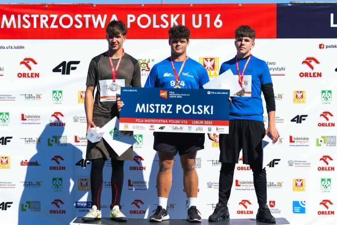 Gratulacje dla Macieja. Sportowe osiągnięcia i podium