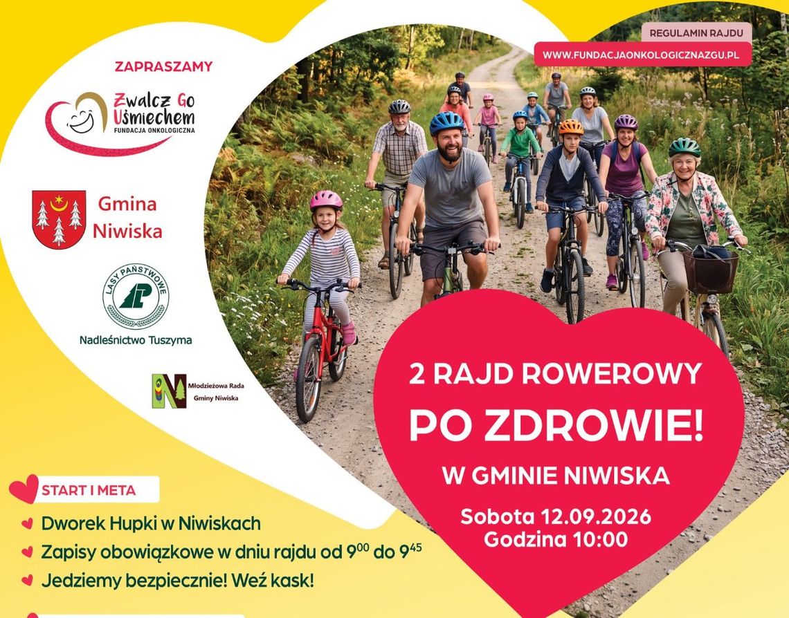 II Rajd Rowerowy "Po Zdrowie" w Niwiskach