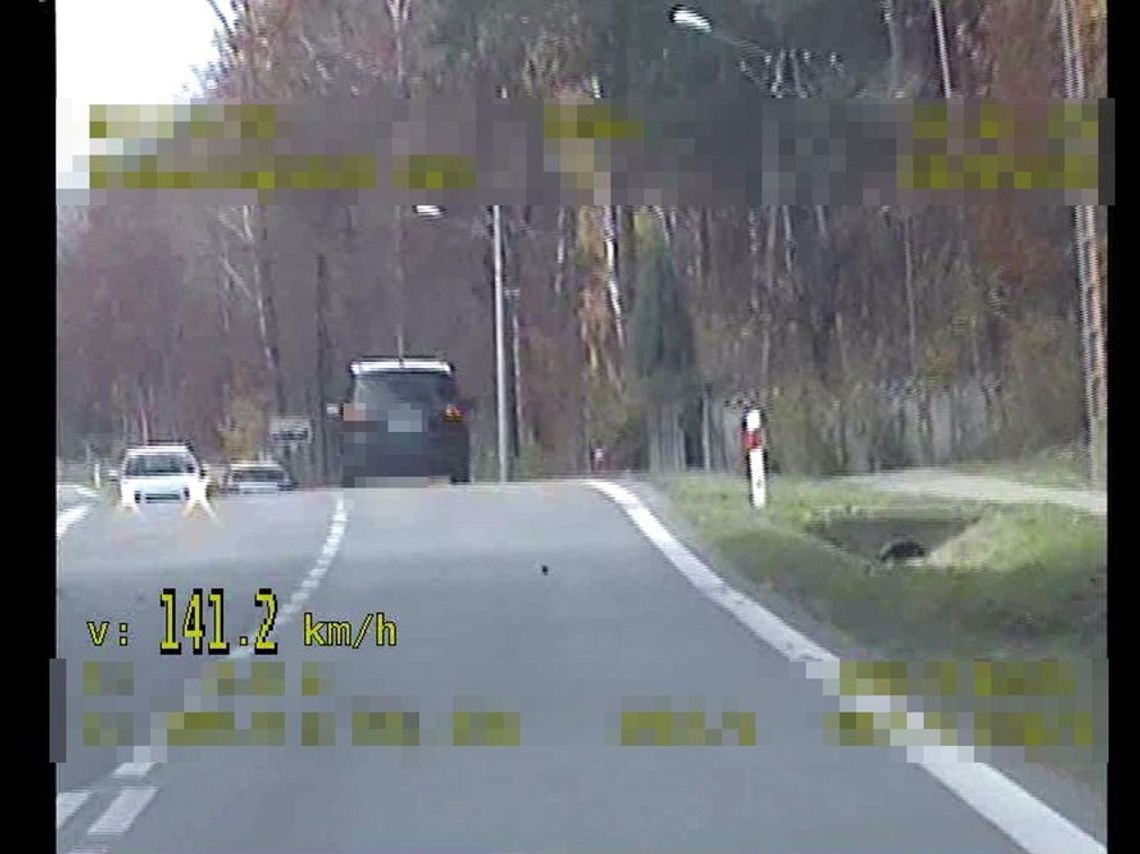 Jechał z prędkością 141 km/h w obszarze zabudowanym przez powiat Kolbuszowski Jechał z prędkością 141 km/h w obszarze zabudowanym przez powiat Kolbuszowski