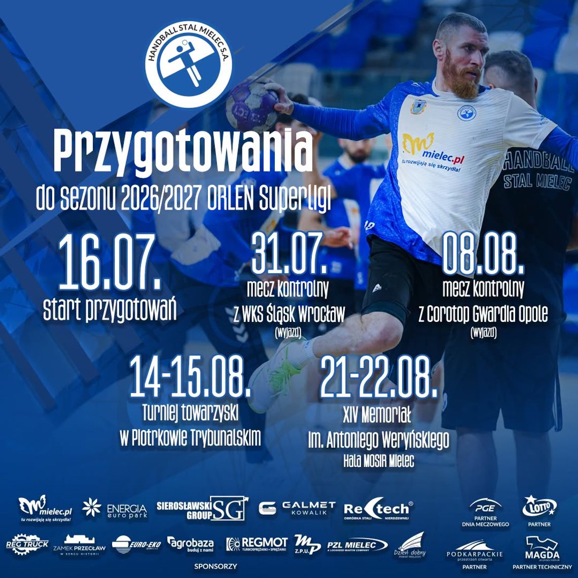 Już 16 lipca pierwszym treningu Handball Stal Mielec Już 16 lipca pierwszym treningu Handball Stal Mielec