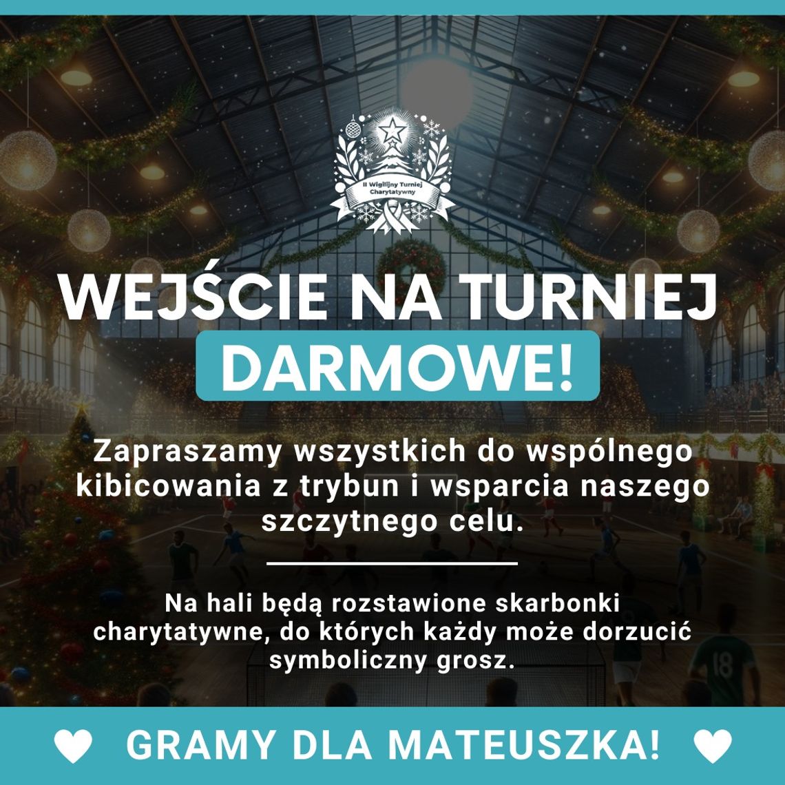 Już jutro zagrają dla Mateuszka Już jutro zagrają dla Mateuszka