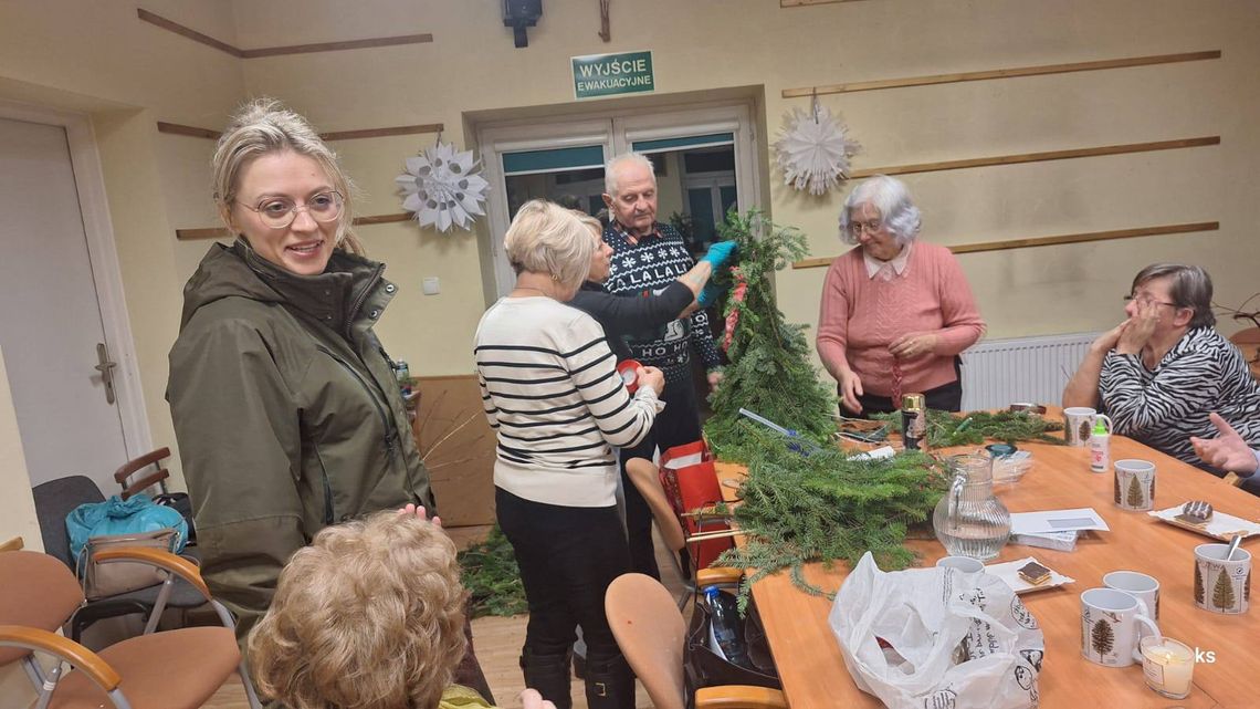 Klub seniora " Natura" w świątecznym klimacie