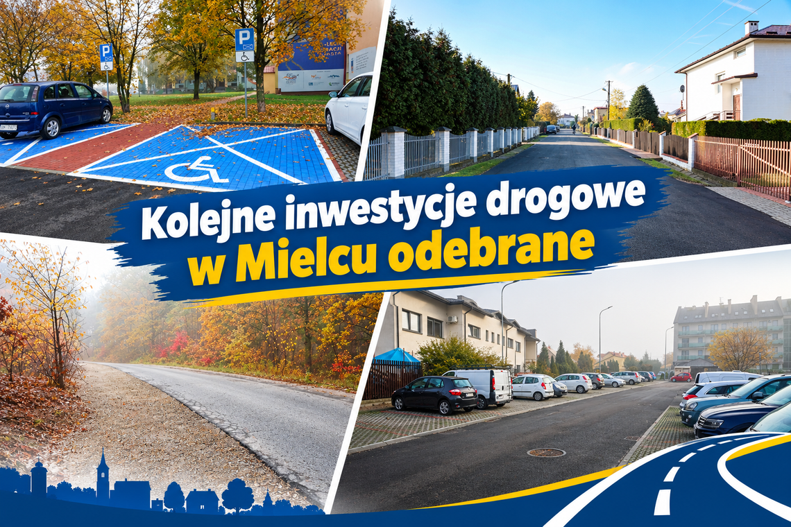 Kolejne inwestycje drogowe w Mielcu zakończone Kolejne inwestycje drogowe w Mielcu zakończone