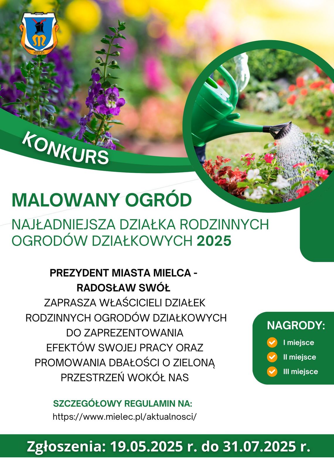 Kończy się Konkurs  Malowany Ogród na Najładniejszą Działkę Rodzinnych  Ogrodów Działkowych 2025
