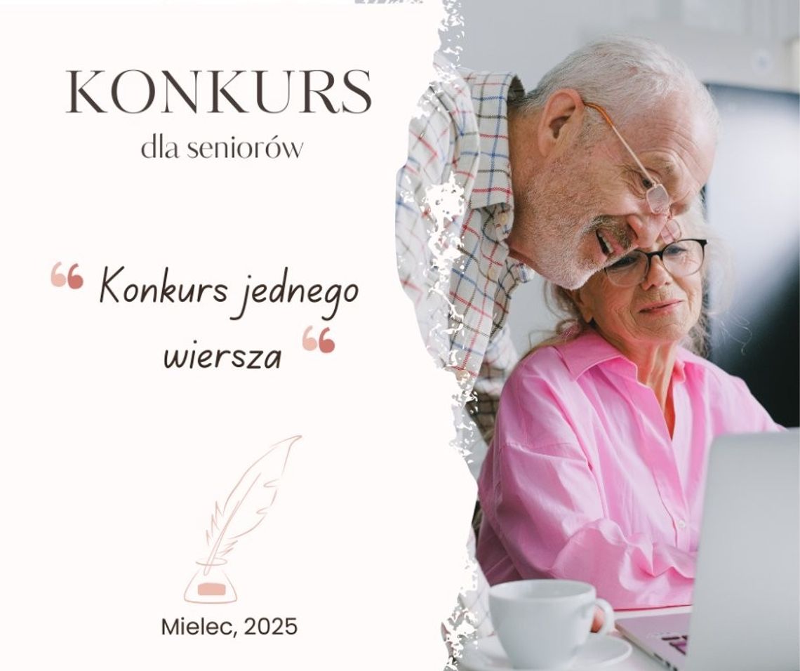 Konkurs jednego wiersza dla seniorów!