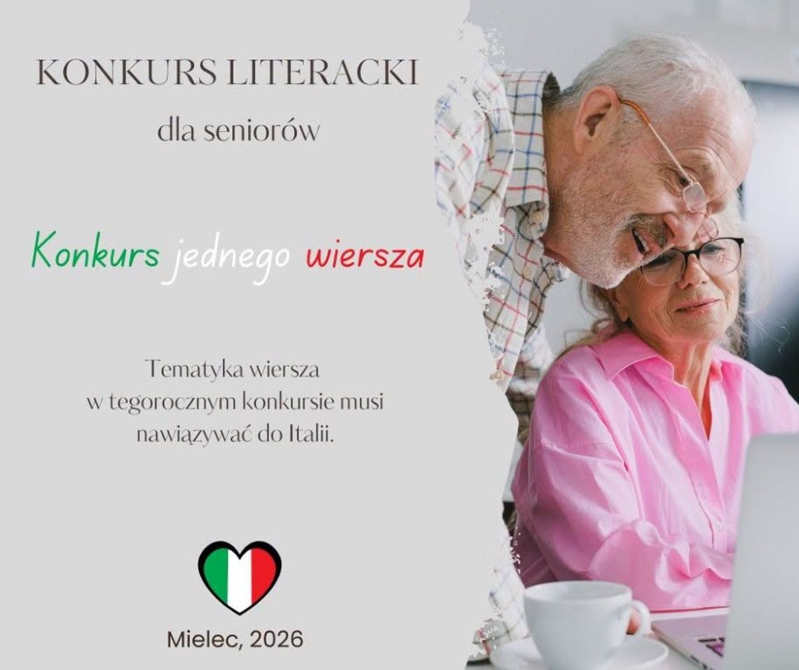 Konkurs Jednego Wiersza dla Seniorów Konkurs Jednego Wiersza dla Seniorów