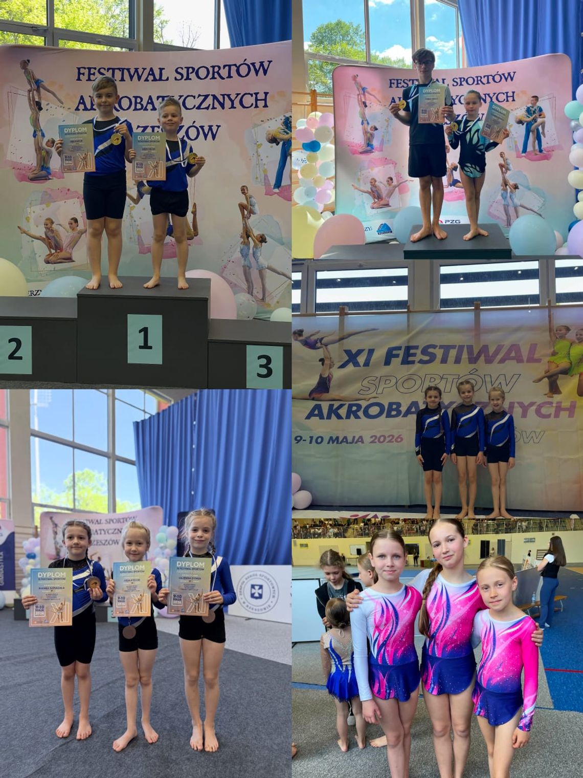 KS Akrobatyka EDU Mielec na XI Festiwalu Sportów Akrobatycznych w Rzeszowie
