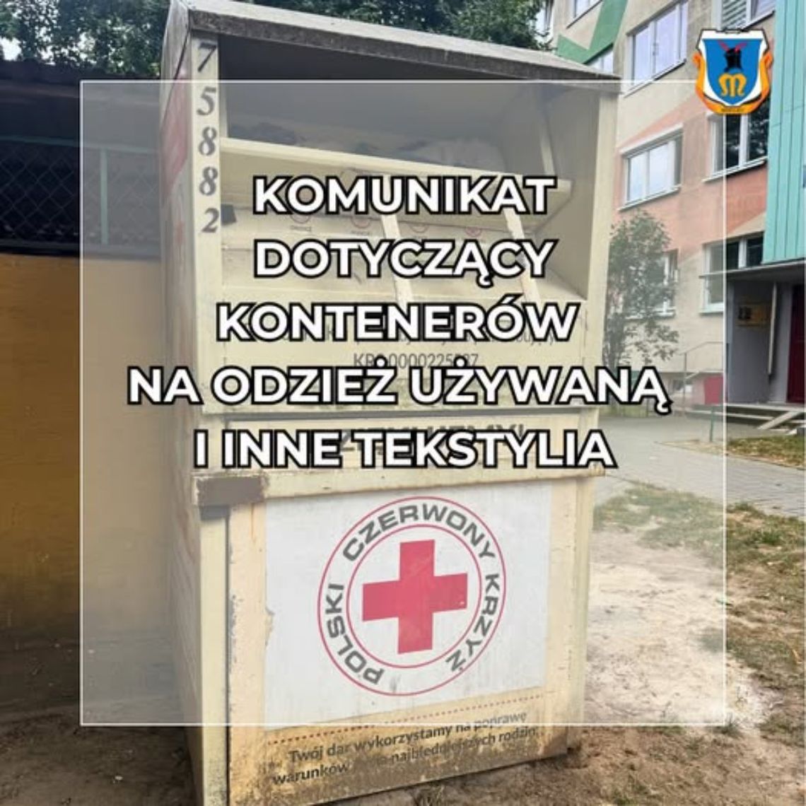 Miasto Mielec odpowiada. Co z pojemnikami na odzież?