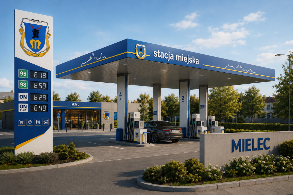 Miejska stacja paliw powstanie w Mielcu. Pierwsze tankowanie już w 2027 roku Miejska stacja paliw powstanie w Mielcu. Pierwsze tankowanie już w 2027 roku