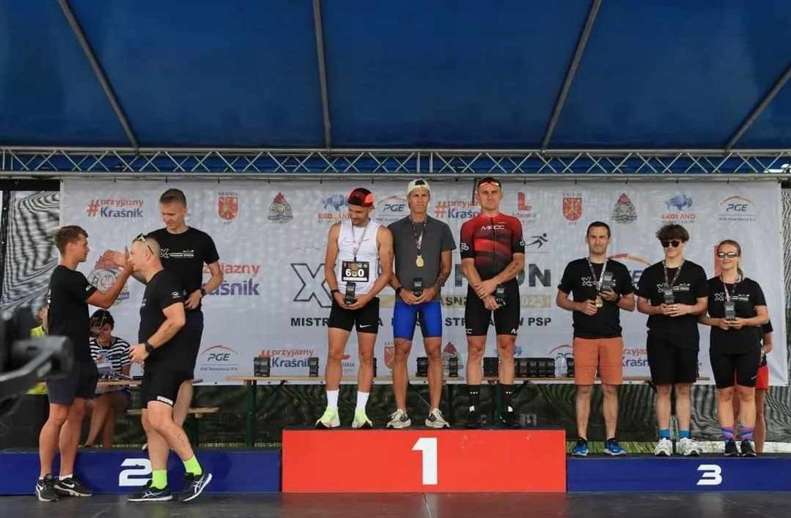 Mielczanie na podium w jubileuszowym "Triathlonie Kraśnik 2023"