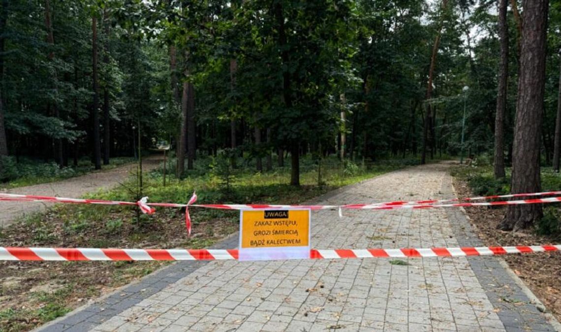 Mieleckie parki nadal niedostępne dla mieszkańców