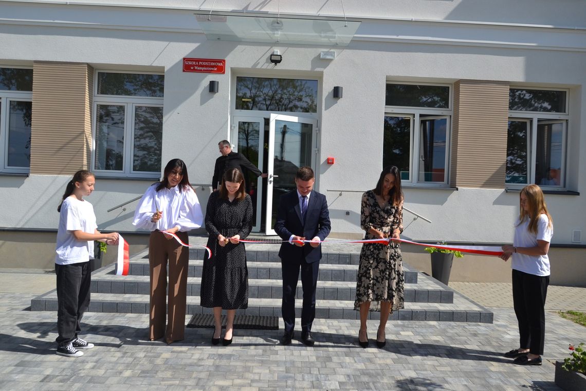 Modernizacja szkoły w Wampierzowie zakończona