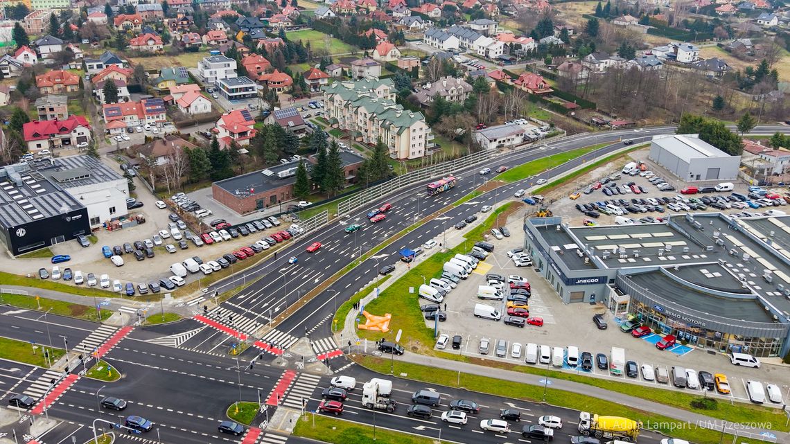 Można już jeździć łącznikiem Wieniawskiego z Krzyżanowskiego w Rzeszowie