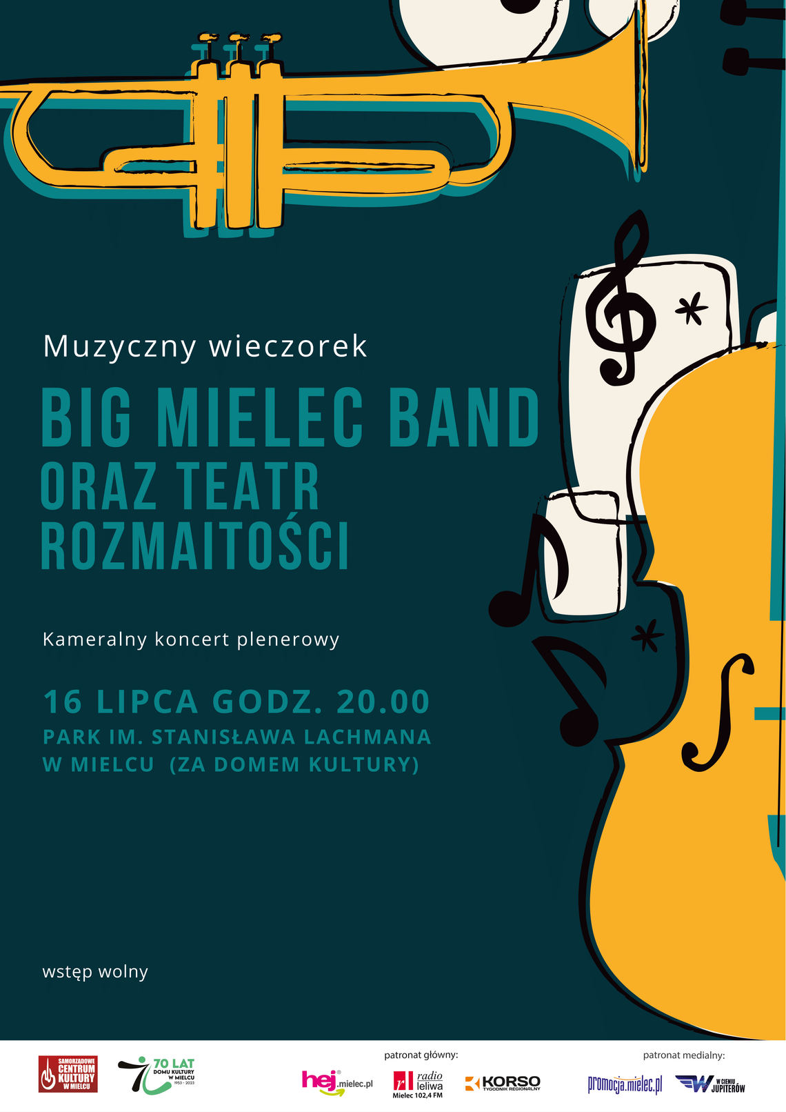 Muzyczny wieczorek z Big Mielec Band i Teatrem Rozmaitości