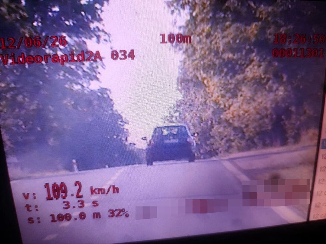 Na liczniku miał 109 km/h, a w organizmie ponad 2 promile Na liczniku miał 109 km/h, a w organizmie ponad 2 promile