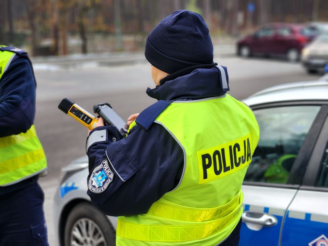 Nie zatrzymał go śnieg. 26-latek przycisnął 107 km/h w obszarze zabudowanym