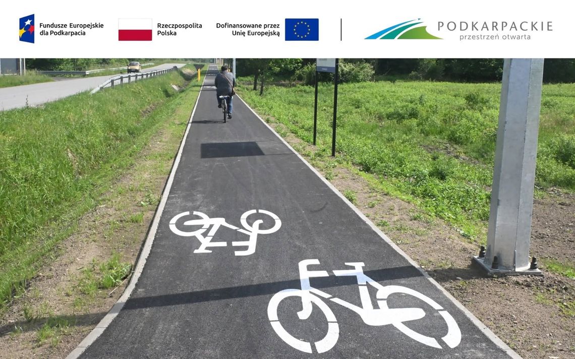 Nowe chodniki i droga rowerowa w Gminie Radomyśl Wielki