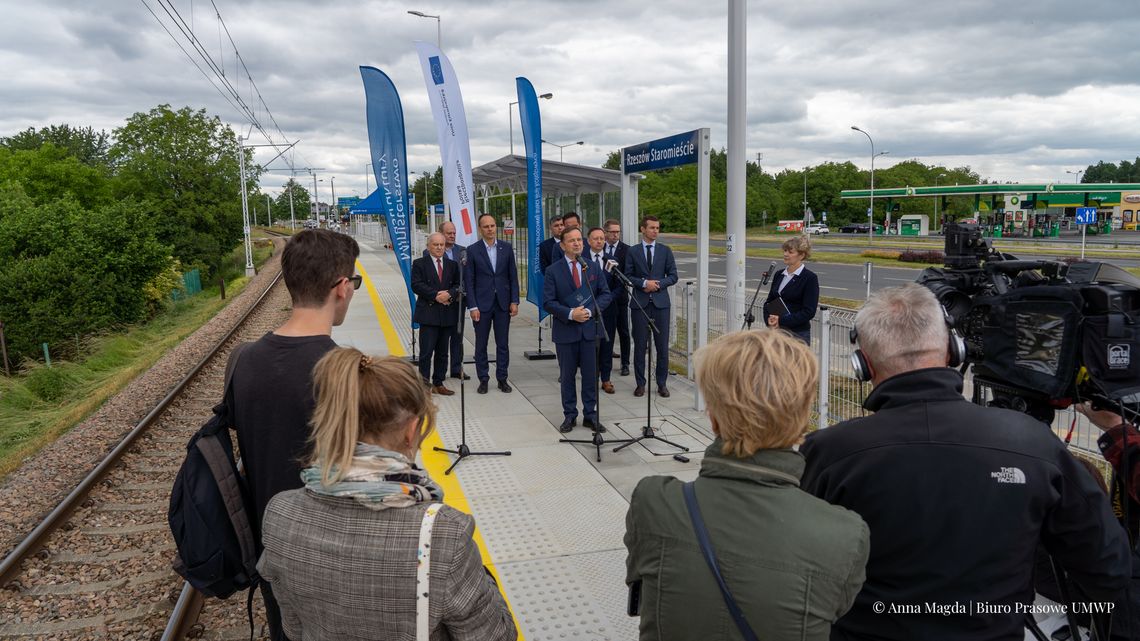 Nowe przystanki Kolei Aglomeracyjnej na Podkarpaciu