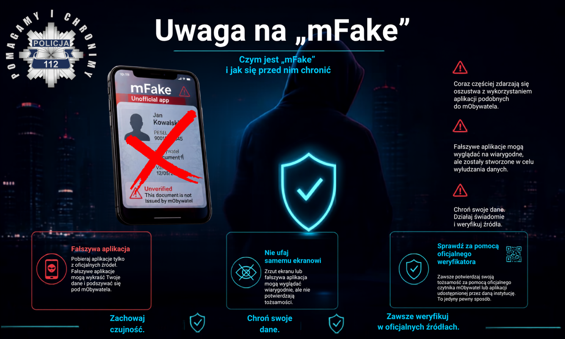 Nowe zagrożenie – „lewy mObywatel”, „mFake”, „Fake mObywatel” Nowe zagrożenie – „lewy mObywatel”, „mFake”, „Fake mObywatel”