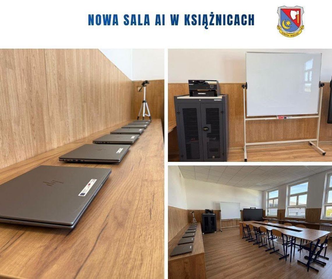 Nowoczesny sprzęt do utworzenia laboratorium sztucznej inteligencji w szkole w Książnicach Nowoczesny sprzęt do utworzenia laboratorium sztucznej inteligencji w szkole w Książnicach
