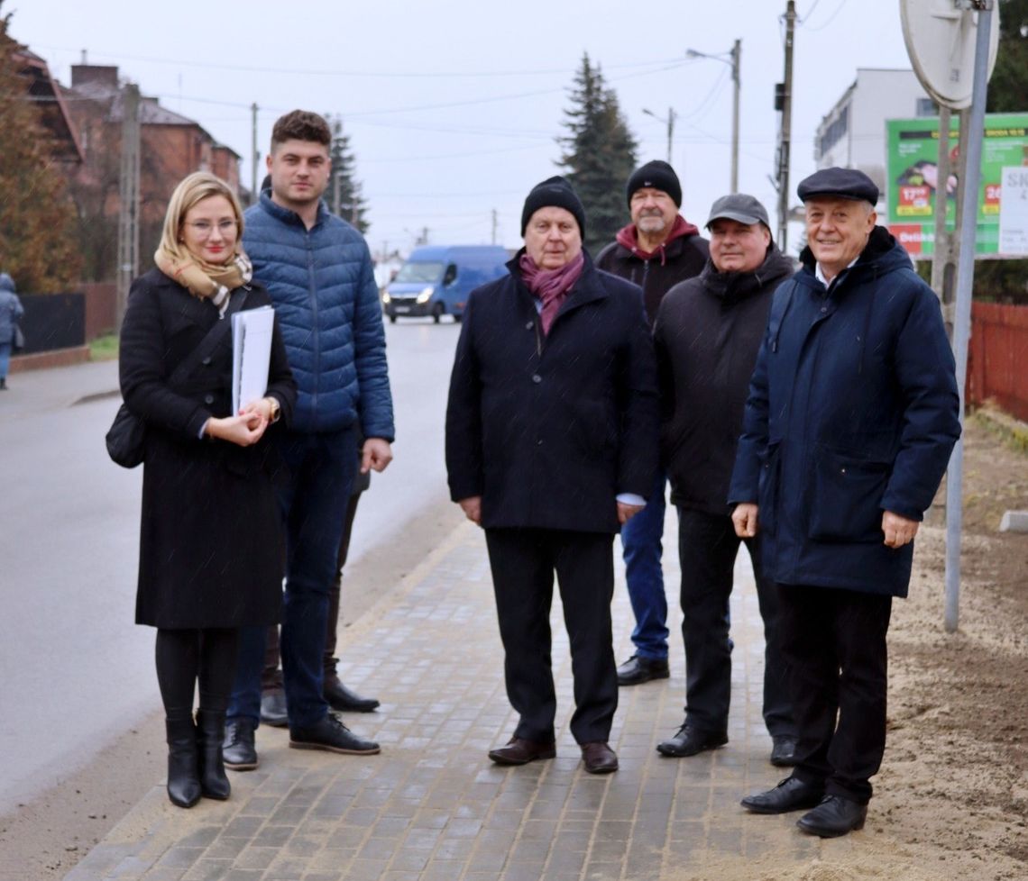 Nowy chodnik w Tuszowie Narodowym