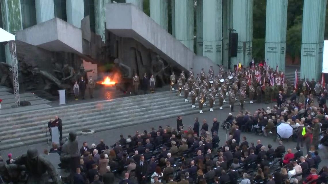 Obchody 78. rocznicy Powstania Warszawskiego. Apel Poległych z udziałem prezydenta A. Dudy