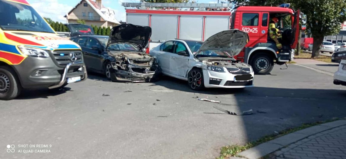 Ograniczony ruch na ulicy Przemysłowej. Są ranni