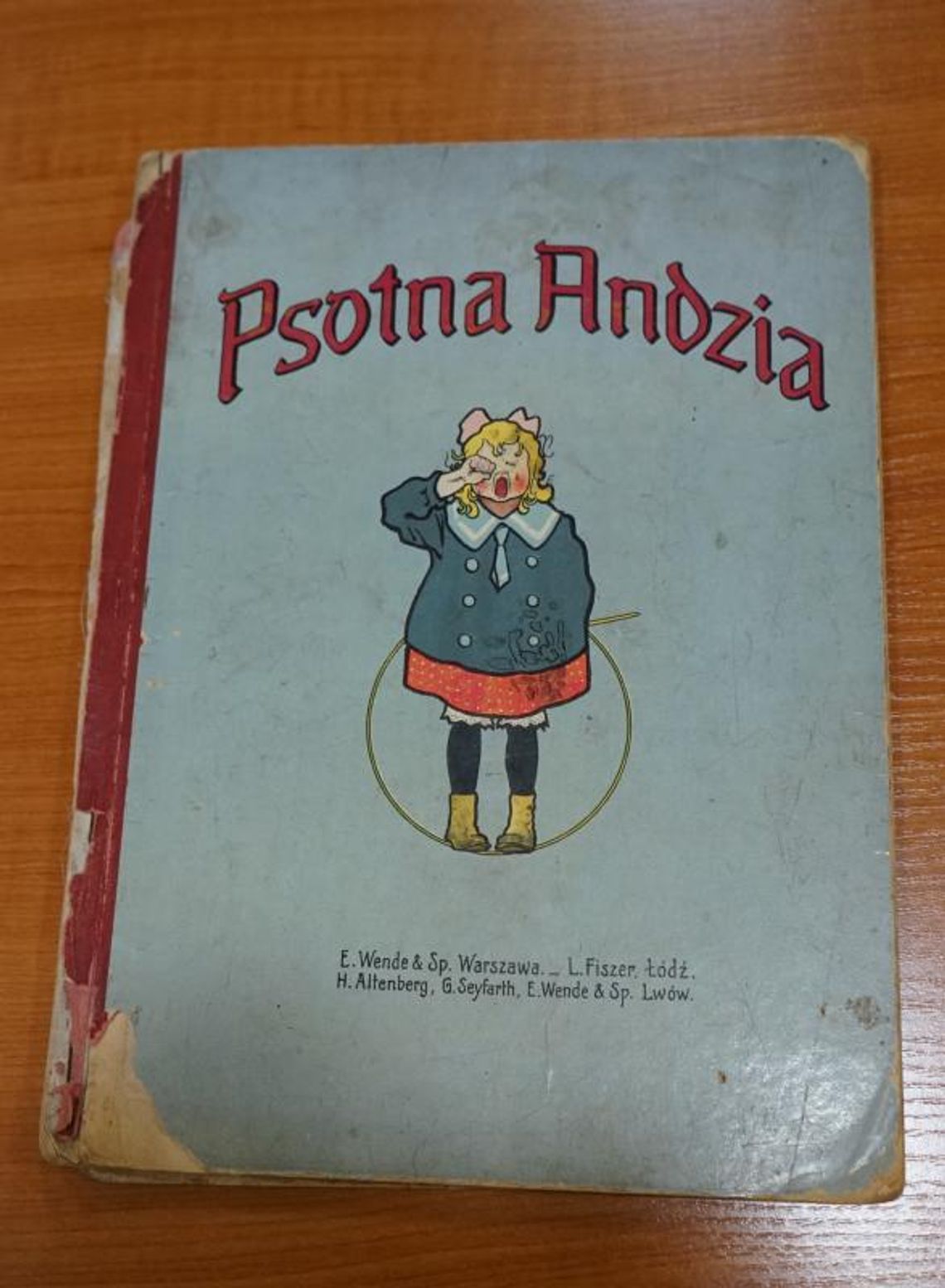 Oryginalne wydanie "Psotnej Andzii" w posiadaniu Gminy Przecław