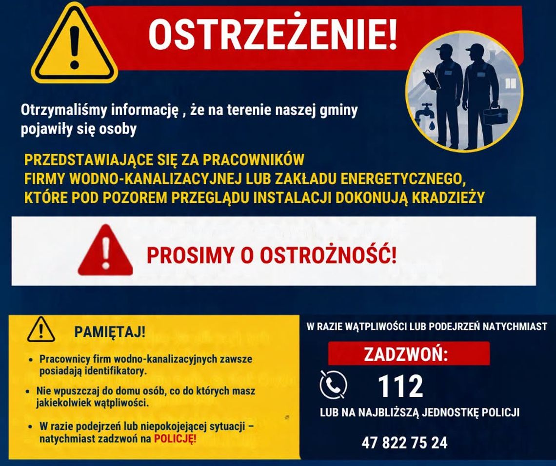 OSTRZEŻENIE! W Gminie Radomyśl Wielki pojawili się oszuści OSTRZEŻENIE! W Gminie Radomyśl Wielki pojawili się oszuści