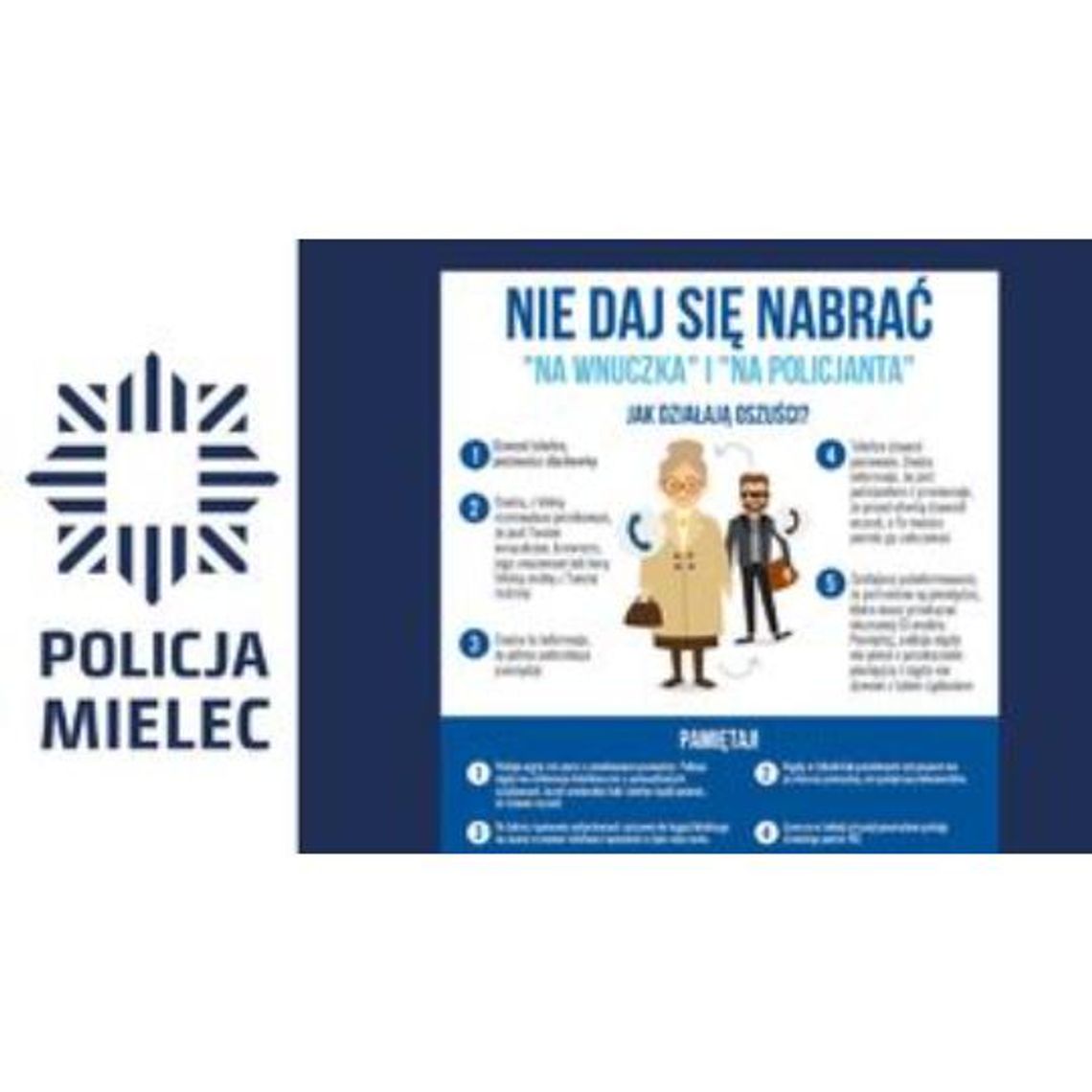 Stracił pieniądze. Oszukany 79-letni mieszkaniec Mielca.