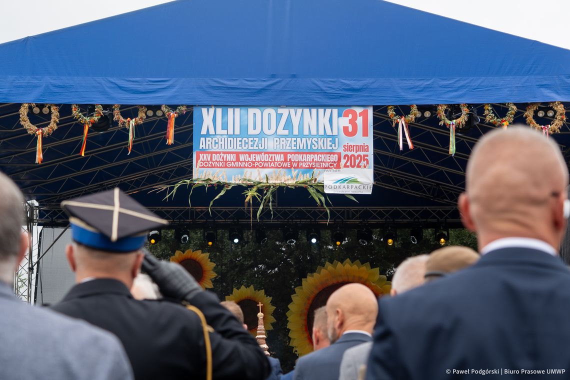 Podkarpaccy rolnicy świętowali podczas Dożynek Województwa Podkarpackiego