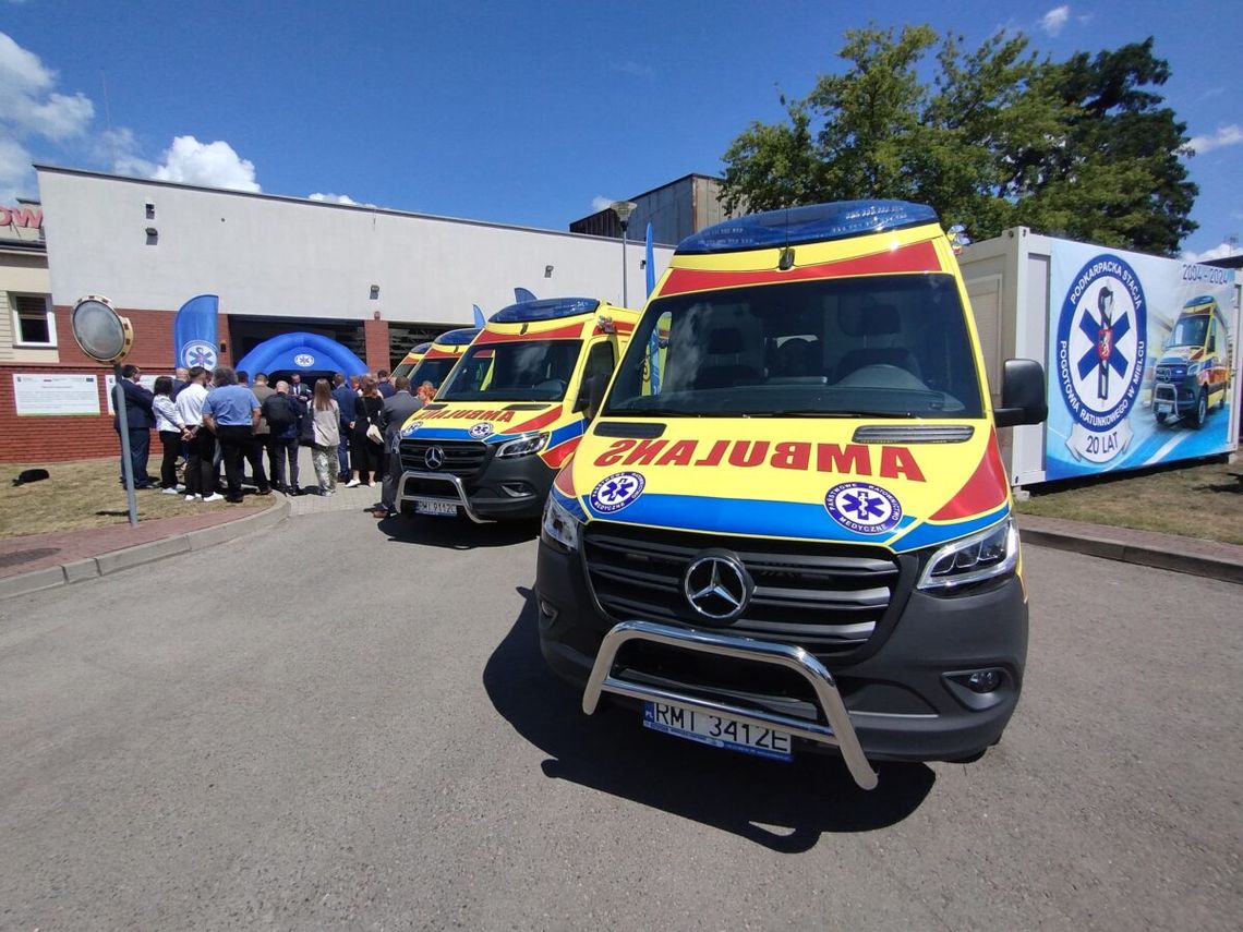 Podkarpacka Stacja Pogotowia Ratunkowego w Mielcu ma cztery nowe ambulanse