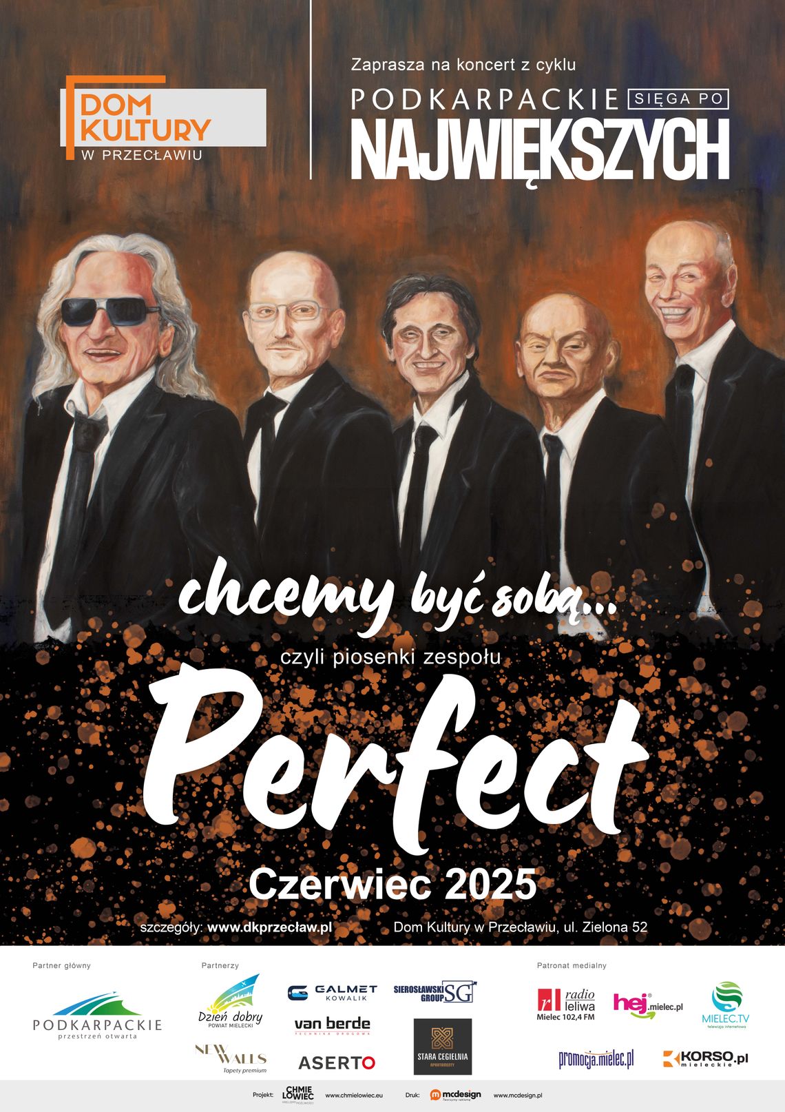 "Podkarpackie sięga po Największych! - Chcemy być sobą... - piosenki zespołu Perfect"