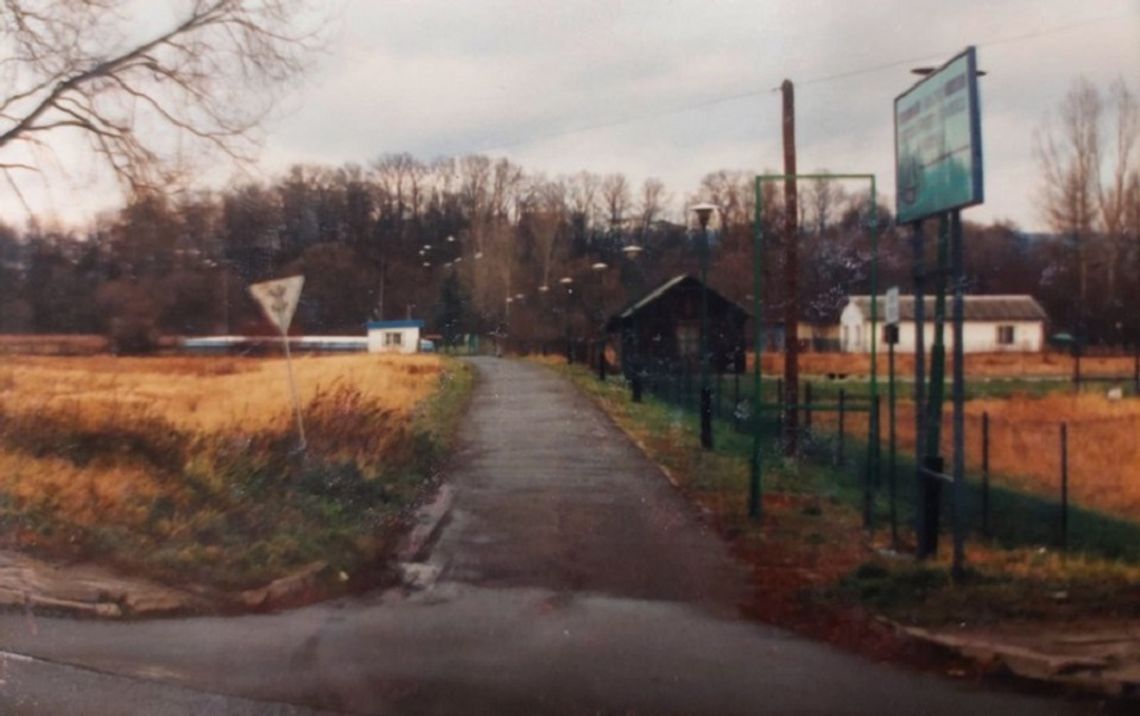 fot. archiwum KMP Krosno/Kierunek ucieczki sprawców – obiekty sportowe przy ul. Bursaki w Krośnie