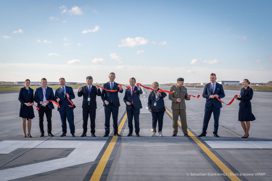 Port Lotniczy Rzeszów–Jasionka zakończył I etap przebudowy drogi startowej