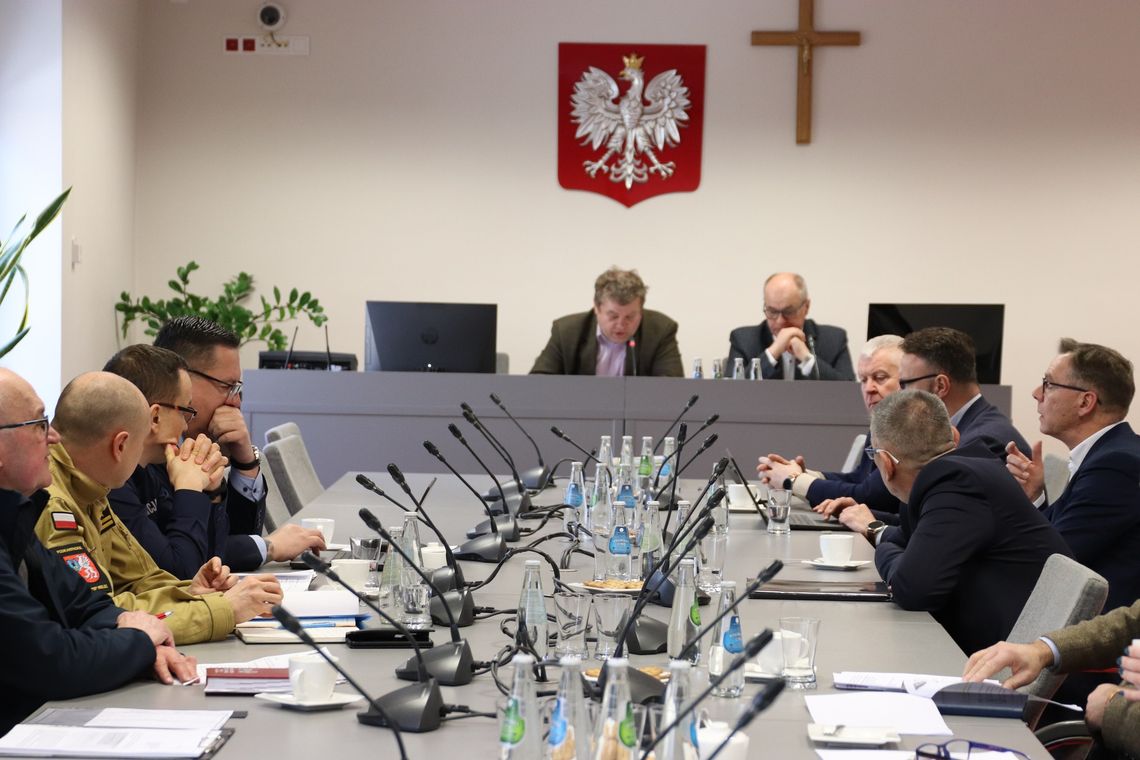 Posiedzenie Komisji Bezpieczeństwa i Porządku w Starostwie w Mielcu