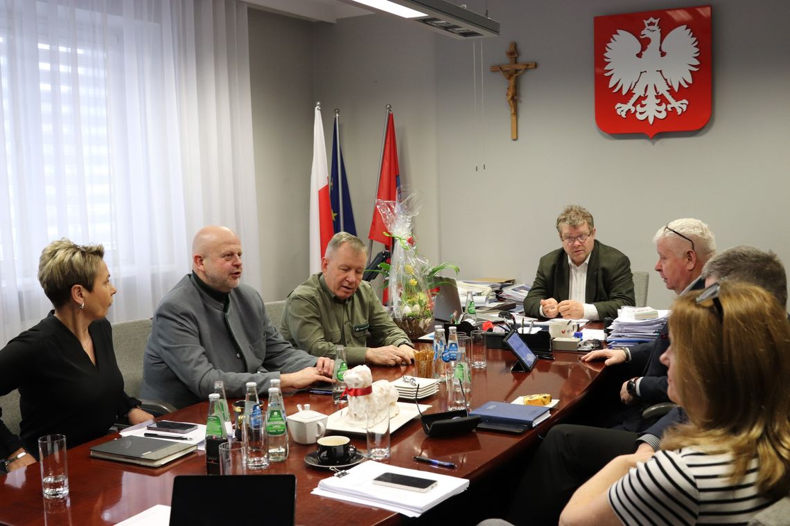 Posiedzenie Zarządu Powiatu Mieleckiego w Starostwie w Mielcu Posiedzenie Zarządu Powiatu Mieleckiego w Starostwie w Mielcu