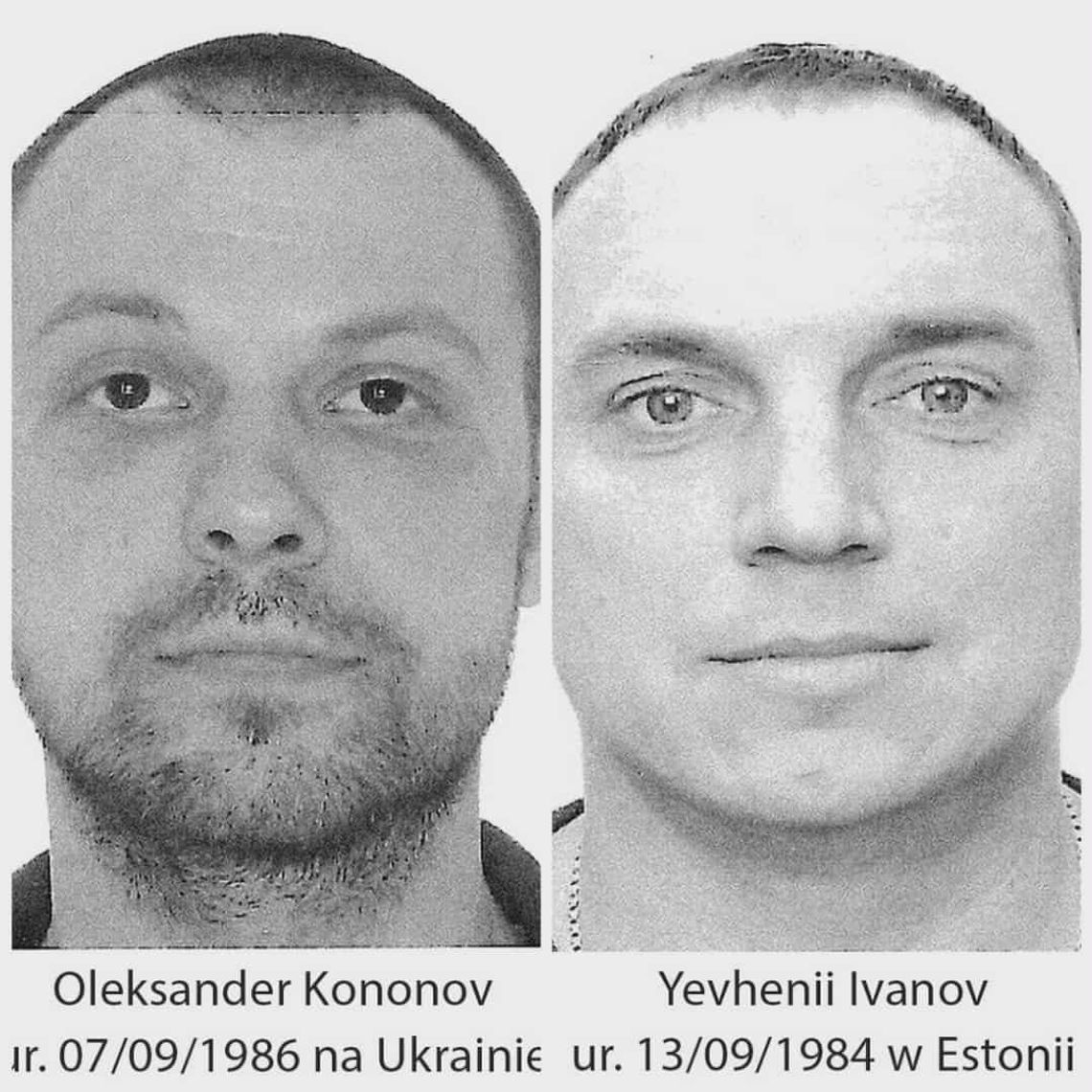 Poszukiwani listami gończymi Oleksander Kononov i Yevhenii Ivanov