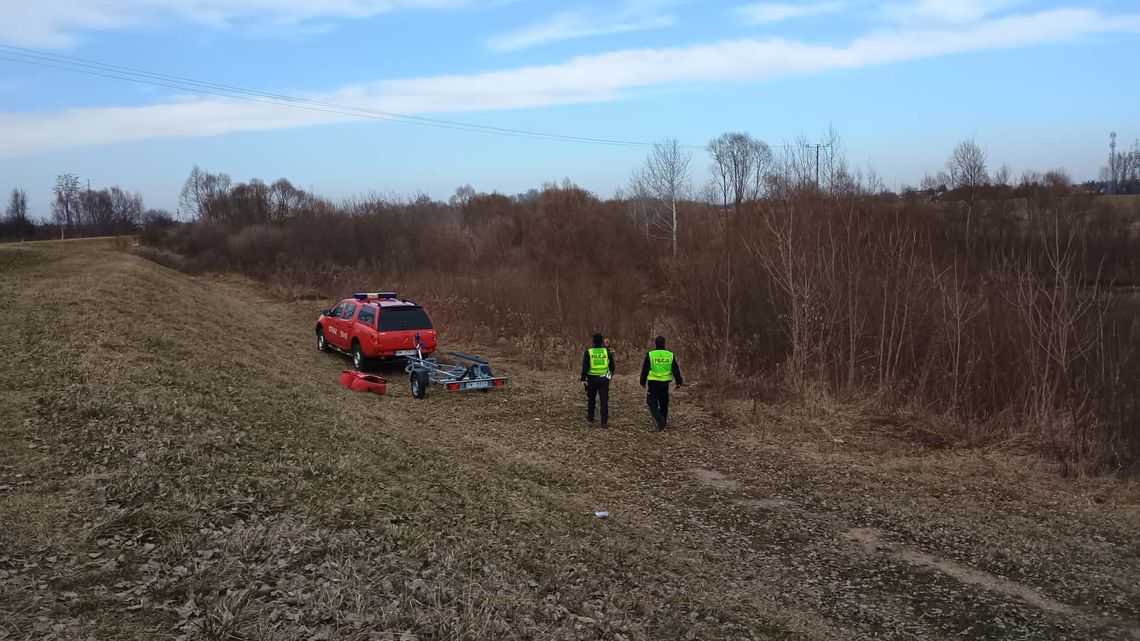 Poszukiwania mężczyzny na Wisłoce. Mężczyzna miał się kontaktować sms-owo!