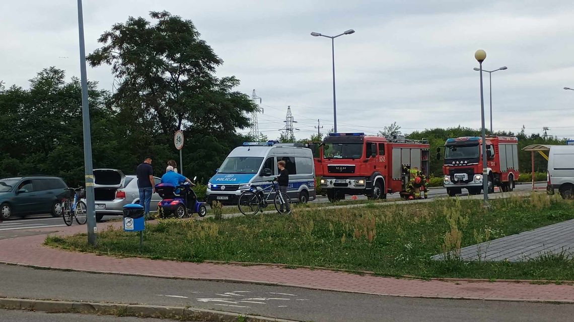 Potrącenie na Powstańców Warszawy! Na miejscu pracowały służby