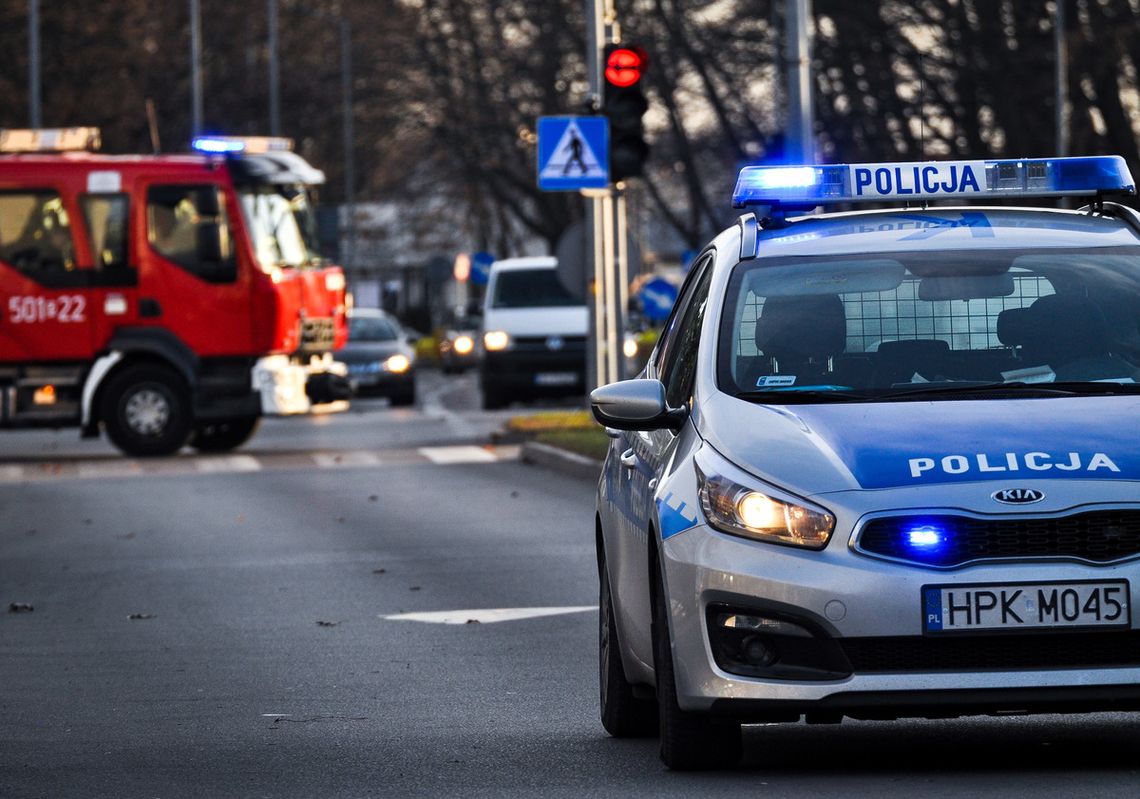 Potrącenie pieszej na ul. Ducha Świętego w Mielcu