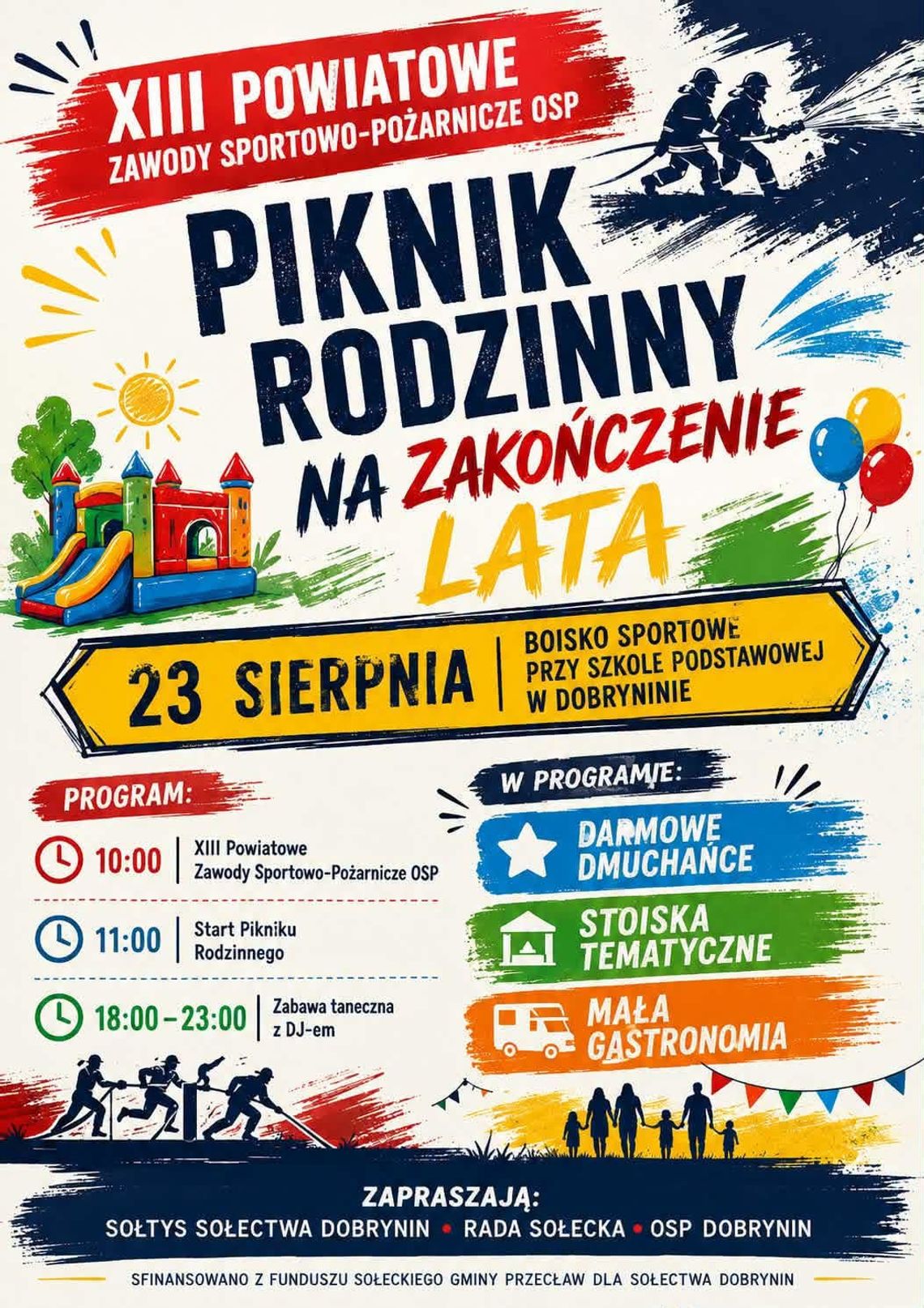 Powiatowe Zawody Sportowo-Pożarnicze OSP + Piknik Rodzinny
